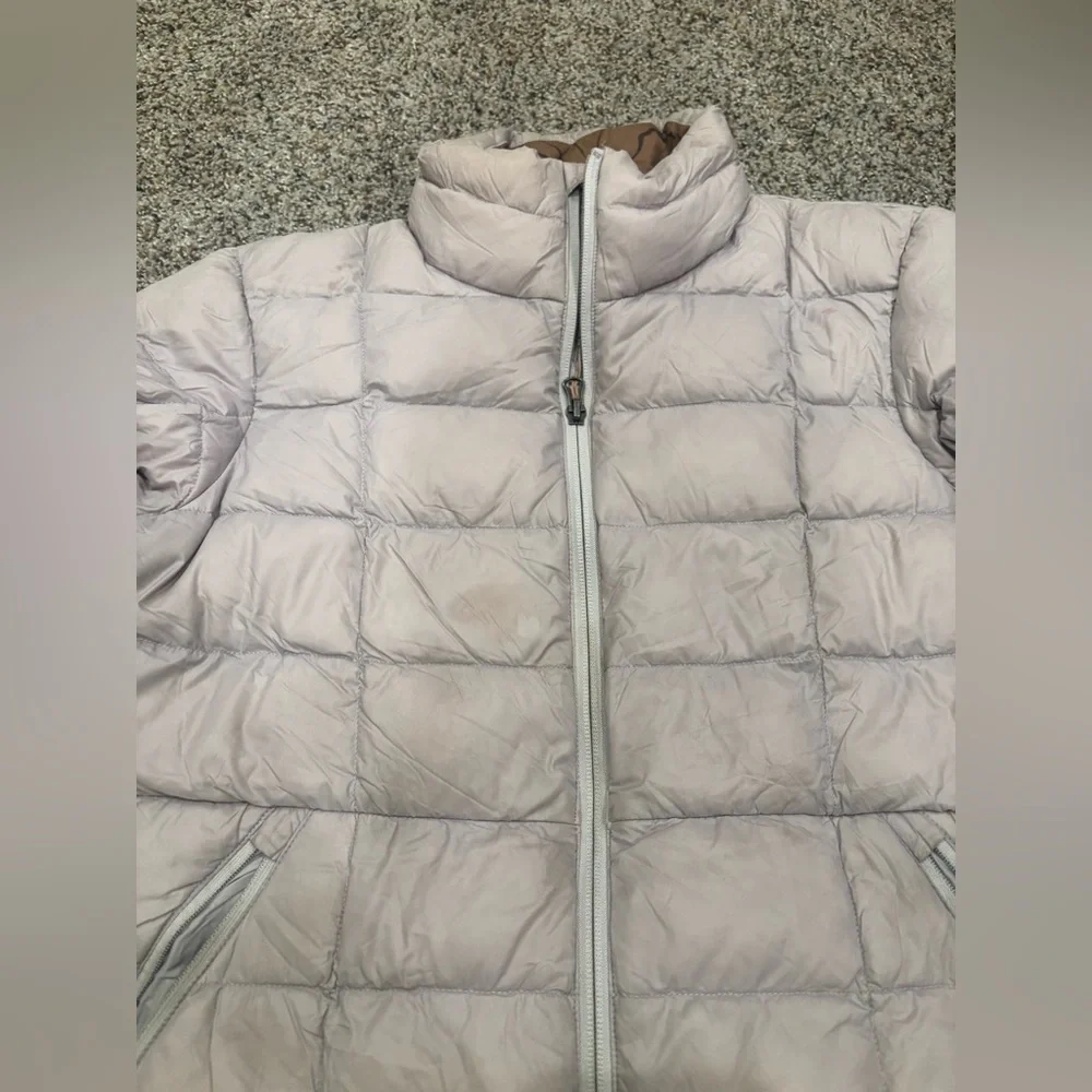 REI CO-OP 650 Lilac light purple Quilted Puffer women’s medium Jacket - used - Picture 5 of 8